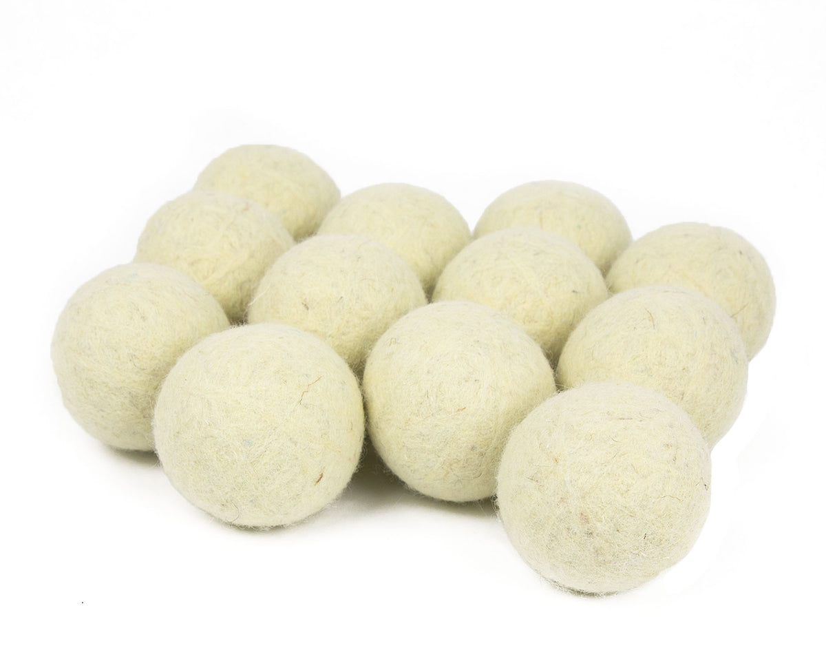 LooHoo Wool Dryer Balls - 12 Pack