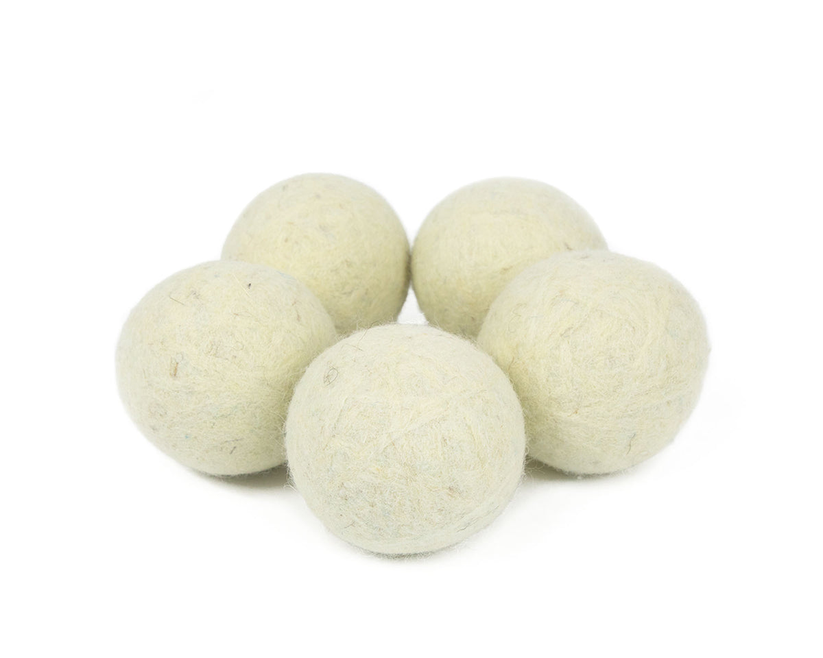 LooHoo Wool Dryer Balls - 5-Pack