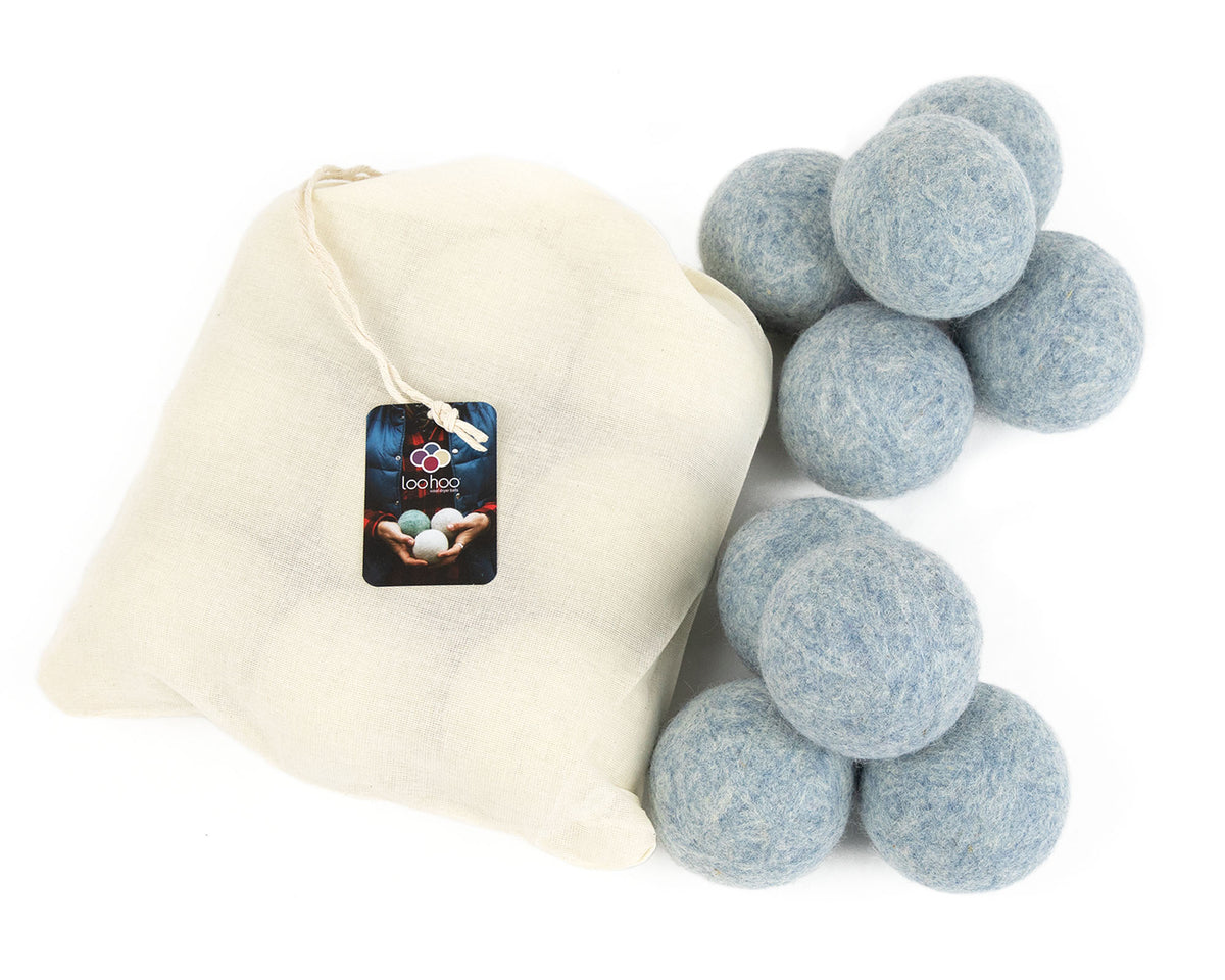 LooHoo Wool Dryer Balls - 9-Pack