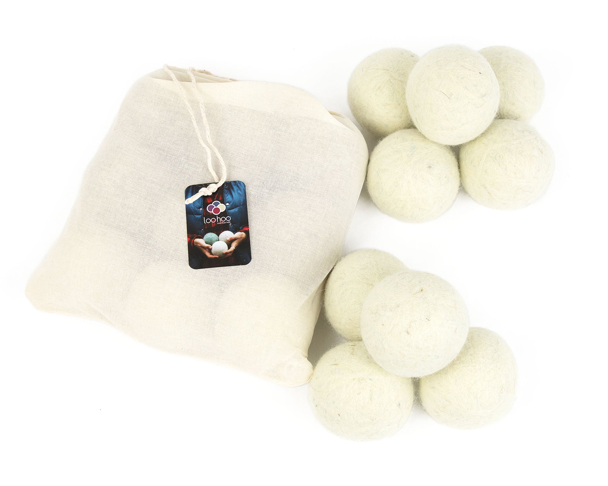 LooHoo Wool Dryer Balls Gift Box — Lavender & Oil